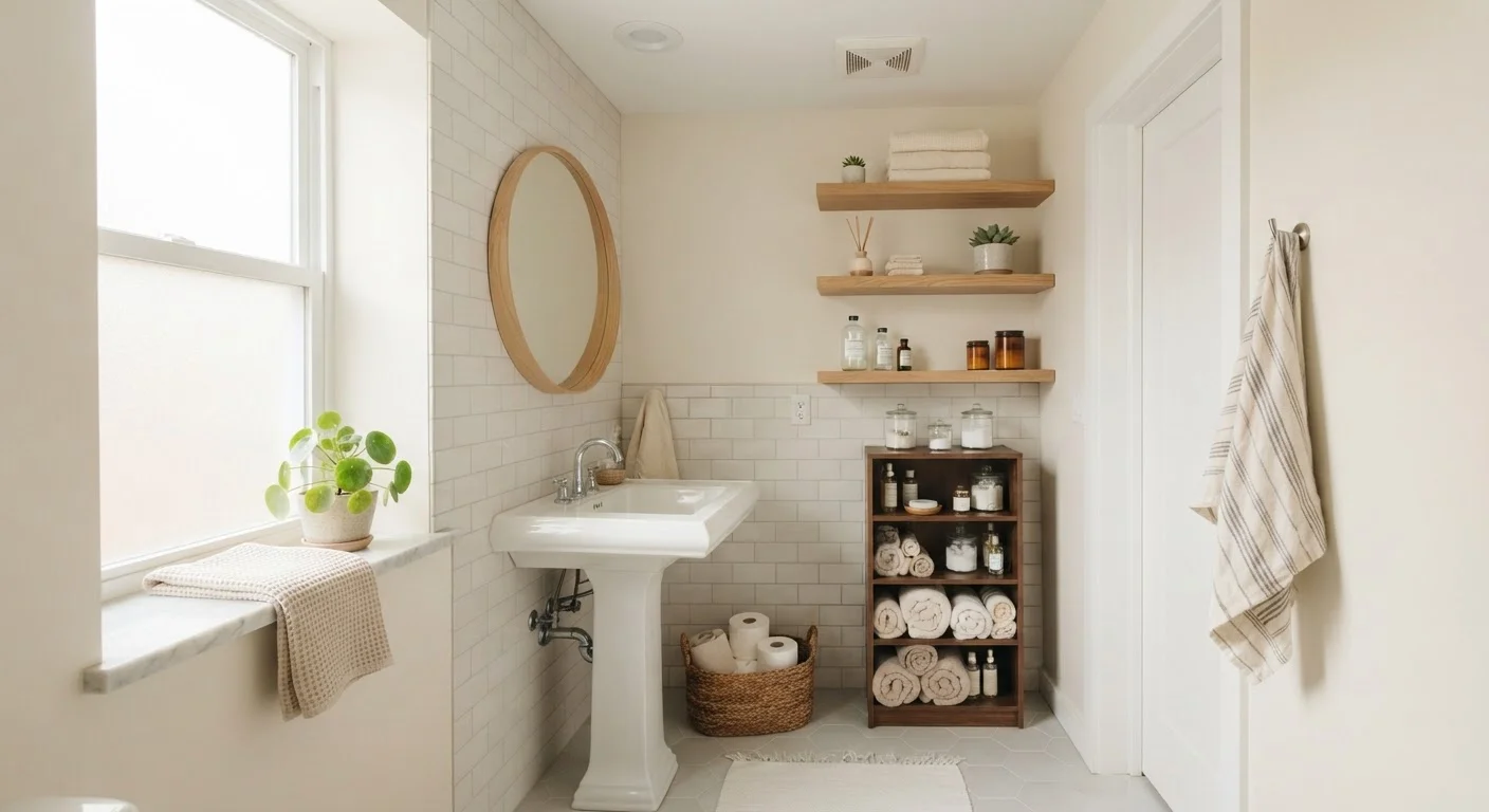 Small Bathroom, Real Solutions: Layout and Storage Approaches That Work