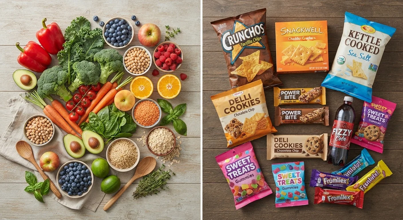 Whole Foods vs. Processed Foods: Understanding What the Difference Really Means