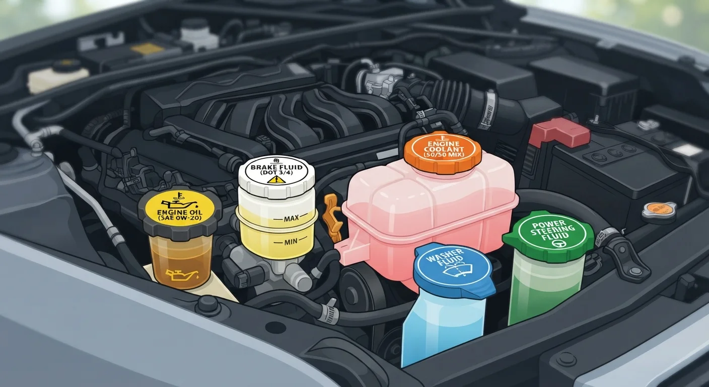 Your Car's Fluid Reservoirs: A Plain-Language Field Guide